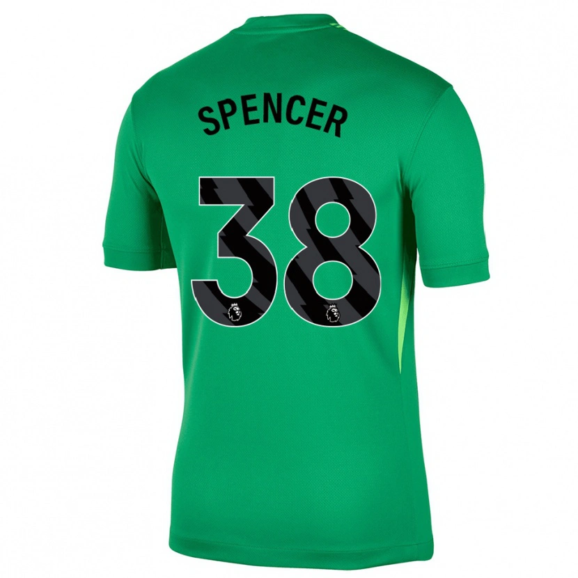 Danxen Heren Becky Spencer #38 Groen Zwart Keepersshirt 2025/26 T-Shirt