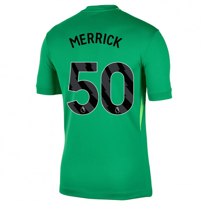 Danxen Heren Max Merrick #50 Groen Zwart Keepersshirt 2025/26 T-Shirt