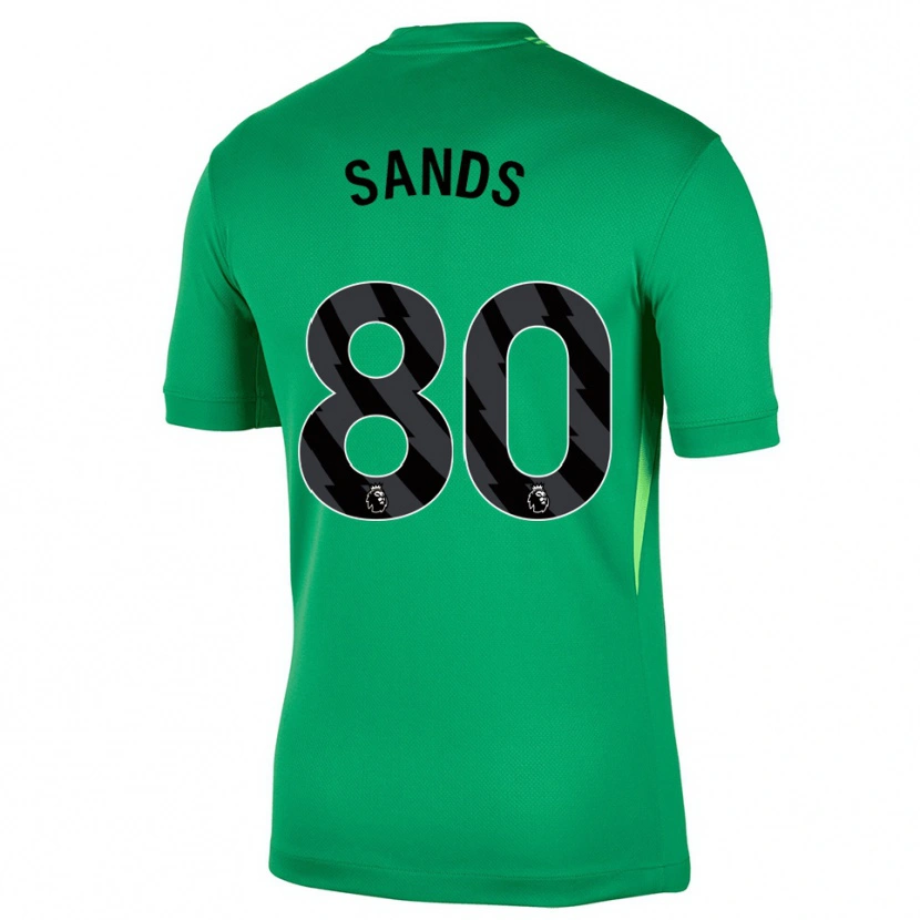 Danxen Heren Hudson Sands #80 Groen Zwart Keepersshirt 2025/26 T-Shirt