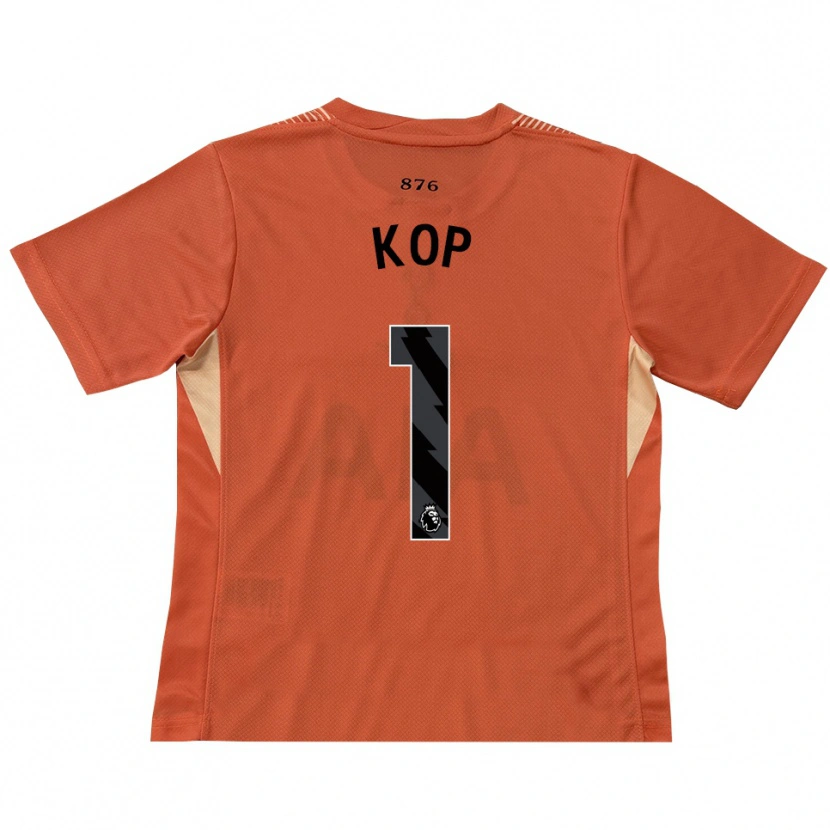 Danxen Heren Lize Kop #1 Oranje Zwart Keepersshirt 2025/26 T-Shirt