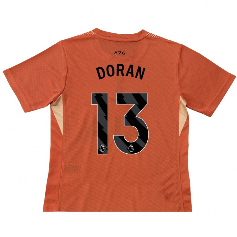Danxen Heren Farren Doran #13 Oranje Zwart Keepersshirt 2025/26 T-Shirt