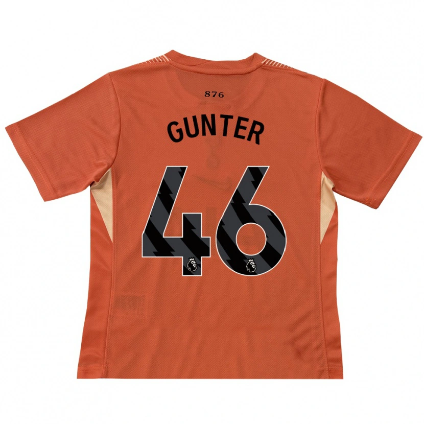 Danxen Heren Luca Gunter #46 Oranje Zwart Keepersshirt 2025/26 T-Shirt