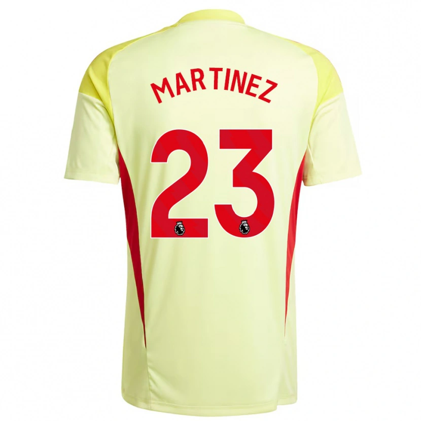 Danxen Heren Emiliano Martínez #23 Lichtgeel Keepersshirt 2025/26 T-Shirt