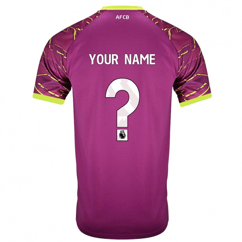 Danxen Heren AFC Bournemouth Donker Magenta Keepersshirt 2025/26 T-Shirt