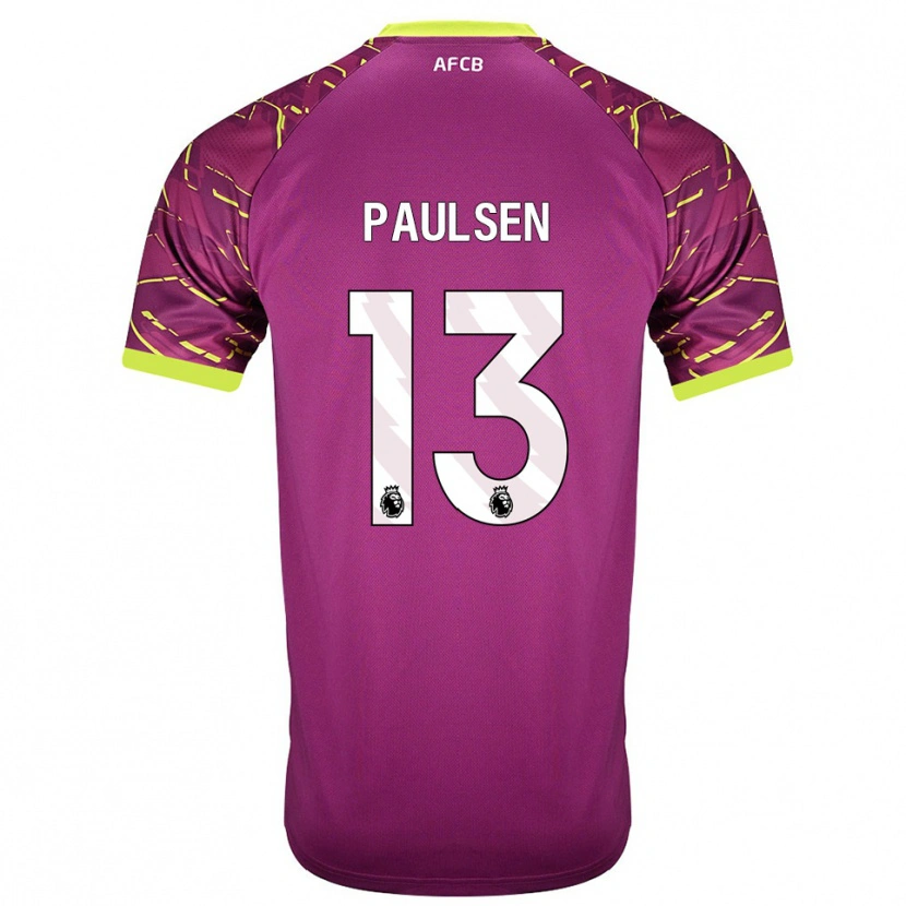 Danxen Heren Alex Paulsen #13 Donker Magenta Keepersshirt 2025/26 T-Shirt