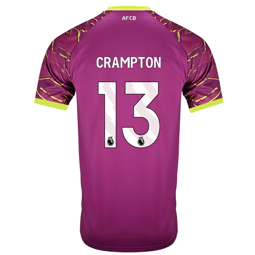 Danxen Heren Kai Crampton #13 Donker Magenta Keepersshirt 2025/26 T-Shirt
