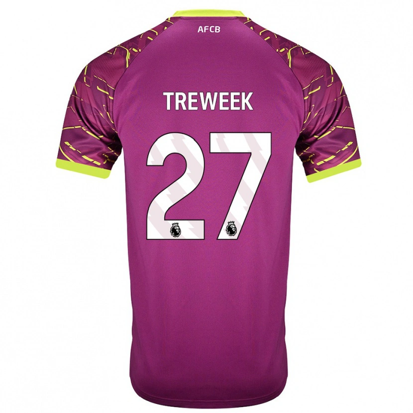 Danxen Heren Amber Treweek #27 Donker Magenta Keepersshirt 2025/26 T-Shirt