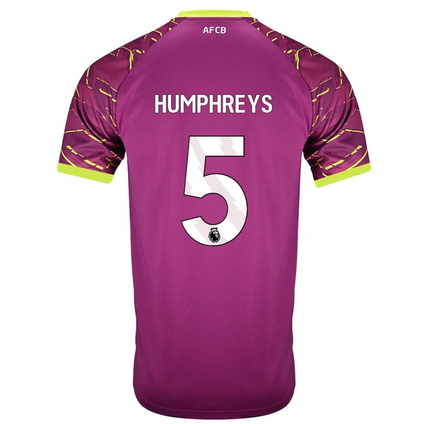 Danxen Heren Holly Humphreys #5 Donker Magenta Keepersshirt 2025/26 T-Shirt