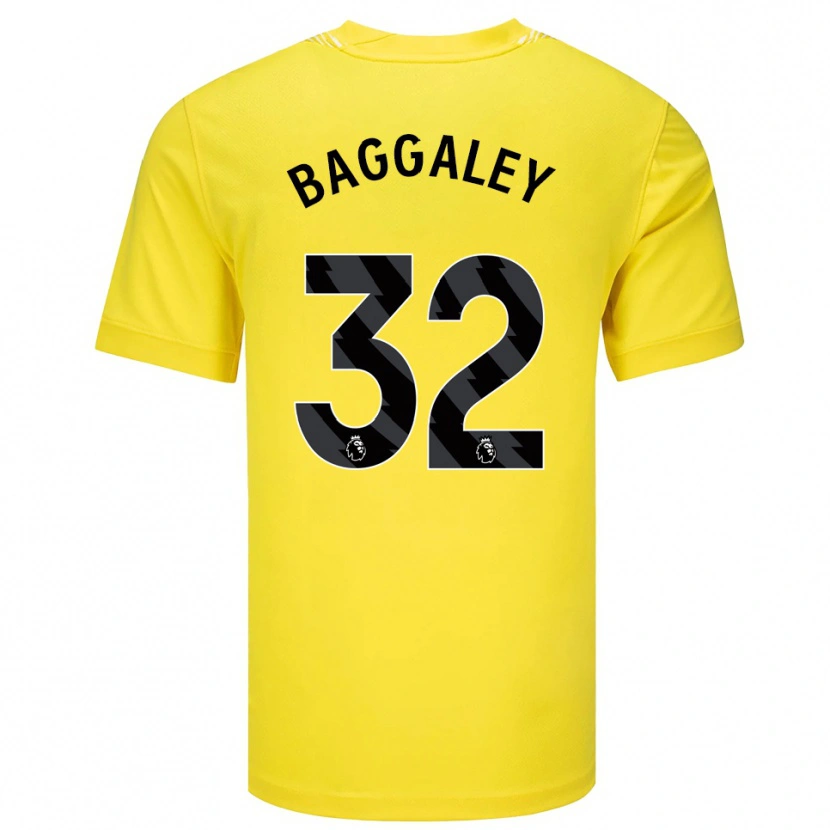 Danxen Heren Sophie Baggaley #32 Geel Zwart Keepersshirt 2025/26 T-Shirt