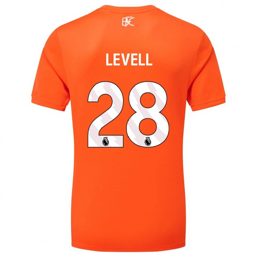 Danxen Heren Kirstie Levell #28 Oranje Wit Keepersshirt 2025/26 T-Shirt