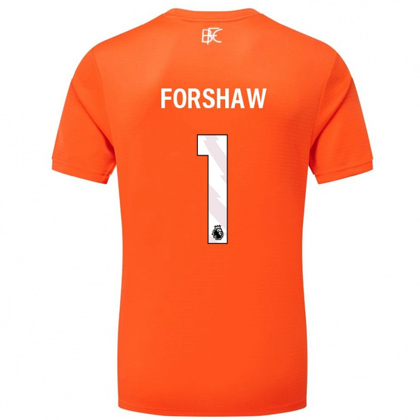 Danxen Heren Lewis Forshaw #1 Oranje Wit Keepersshirt 2025/26 T-Shirt