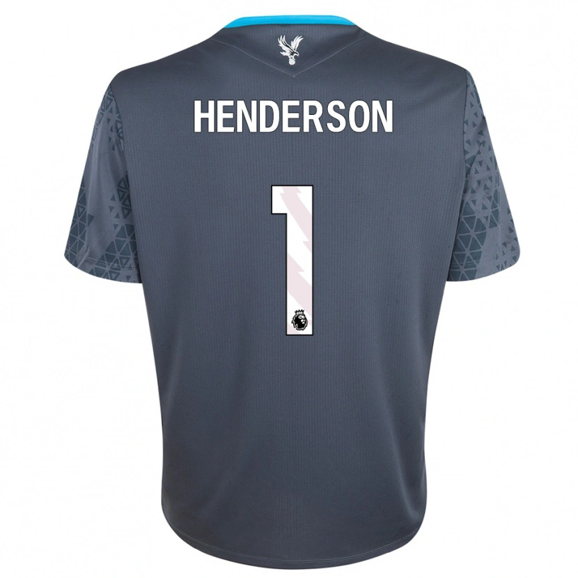 Danxen Heren Dean Henderson #1 Donkergrijs Wit Keepersshirt 2025/26 T-Shirt