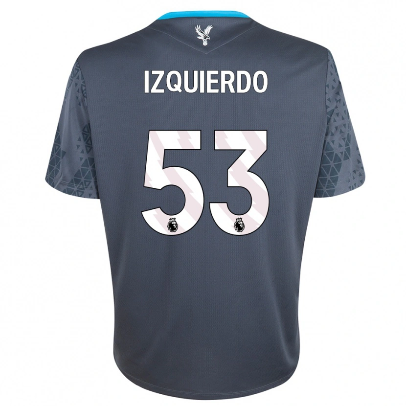 Danxen Heren Jackson Izquierdo #53 Donkergrijs Wit Keepersshirt 2025/26 T-Shirt