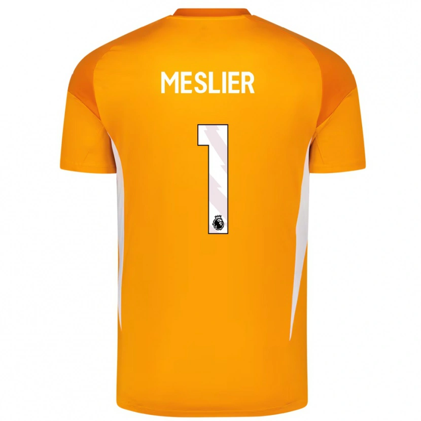 Danxen Heren Illan Meslier #1 Oranje Wit Keepersshirt 2025/26 T-Shirt
