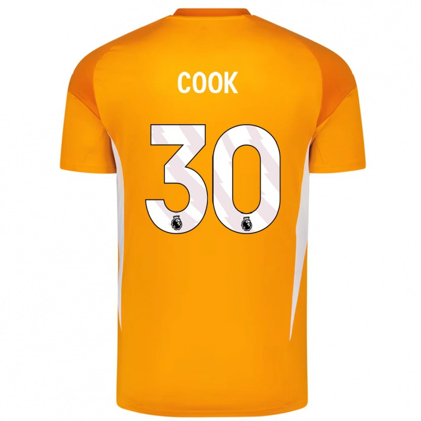 Danxen Heren Robbie Cook #30 Oranje Wit Keepersshirt 2025/26 T-Shirt