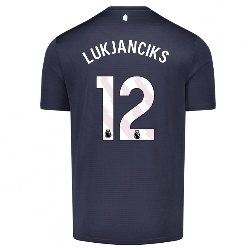 Danxen Heren Douglass Lukjanciks #12 Zwart Wit Keepersshirt 2025/26 T-Shirt