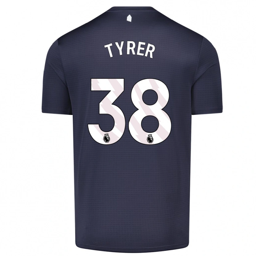 Danxen Heren Harry Tyrer #38 Zwart Wit Keepersshirt 2025/26 T-Shirt