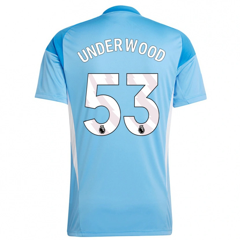 Danxen Heren Marco Underwood #53 Blauw Wit Keepersshirt 2025/26 T-Shirt