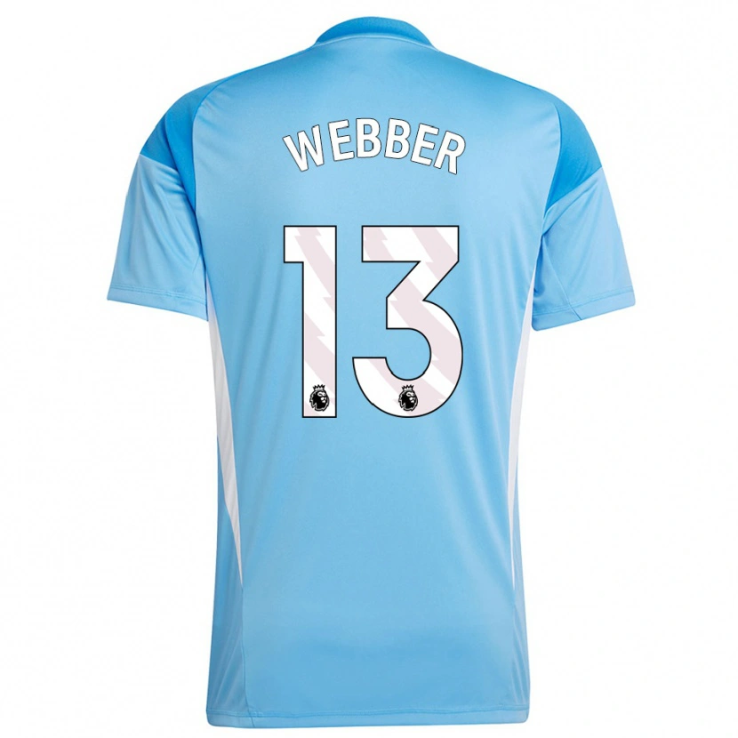 Danxen Heren Amber Webber #13 Blauw Wit Keepersshirt 2025/26 T-Shirt
