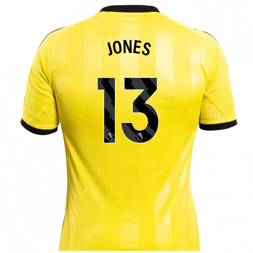 Danxen Heren Tyler Jones #13 Geel Zwart Keepersshirt 2025/26 T-Shirt