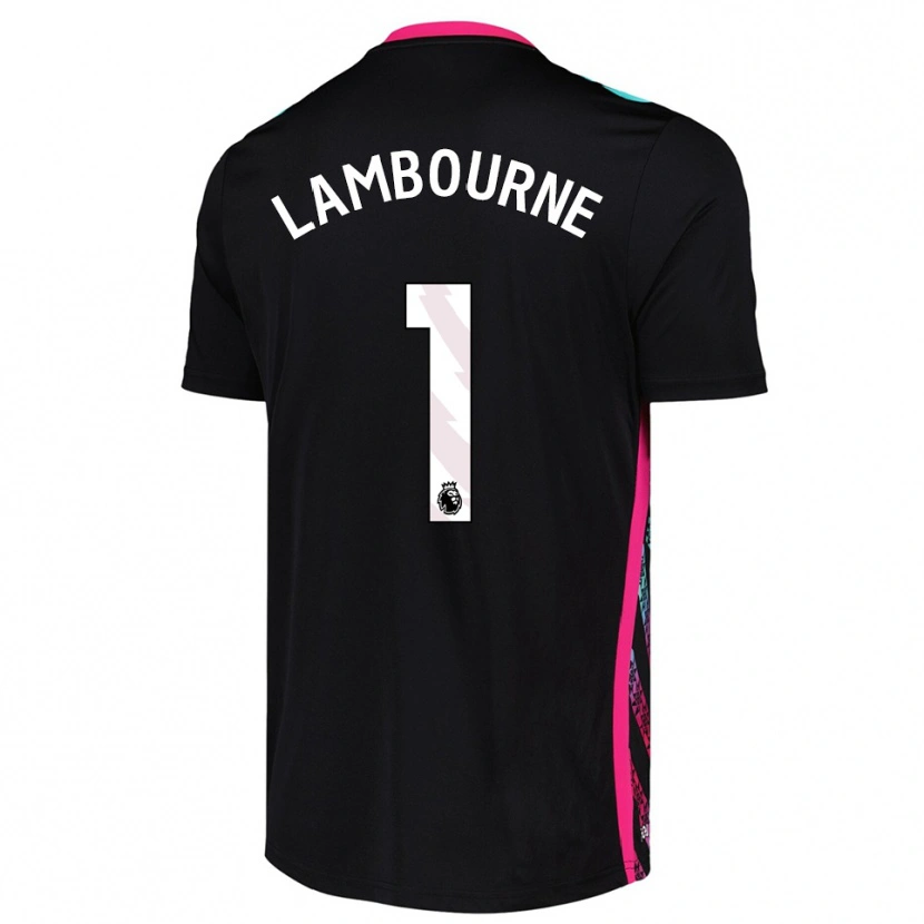 Danxen Heren Demi Lambourne #1 Zwart Wit Keepersshirt 2025/26 T-Shirt