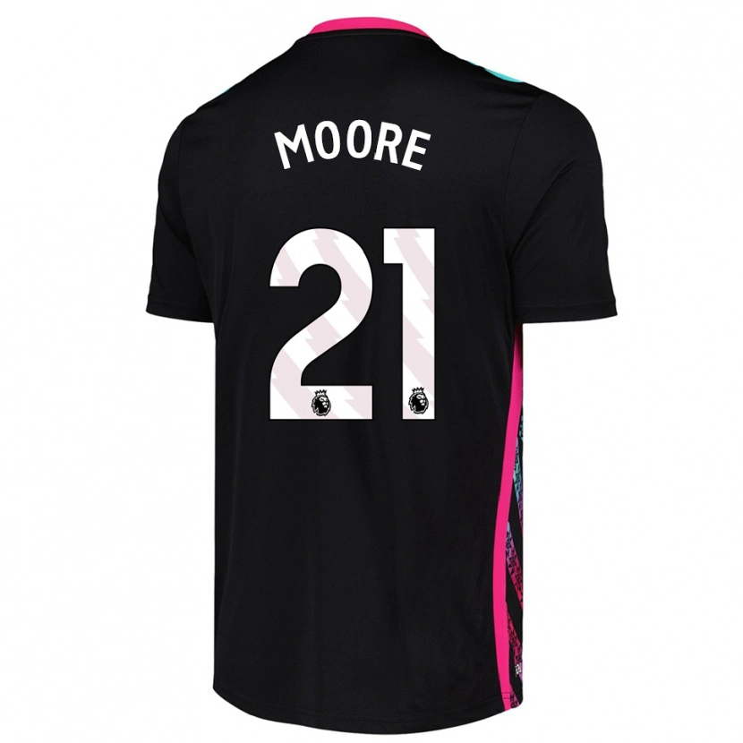 Danxen Heren Simon Moore #21 Zwart Wit Keepersshirt 2025/26 T-Shirt