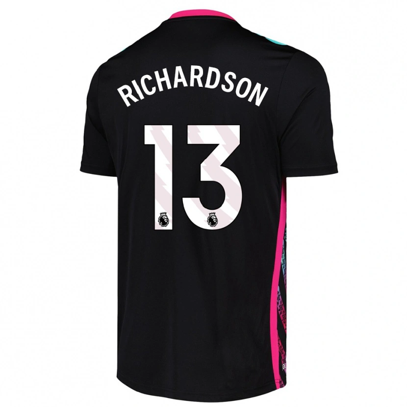 Danxen Heren Adam Richardson #13 Zwart Wit Keepersshirt 2025/26 T-Shirt