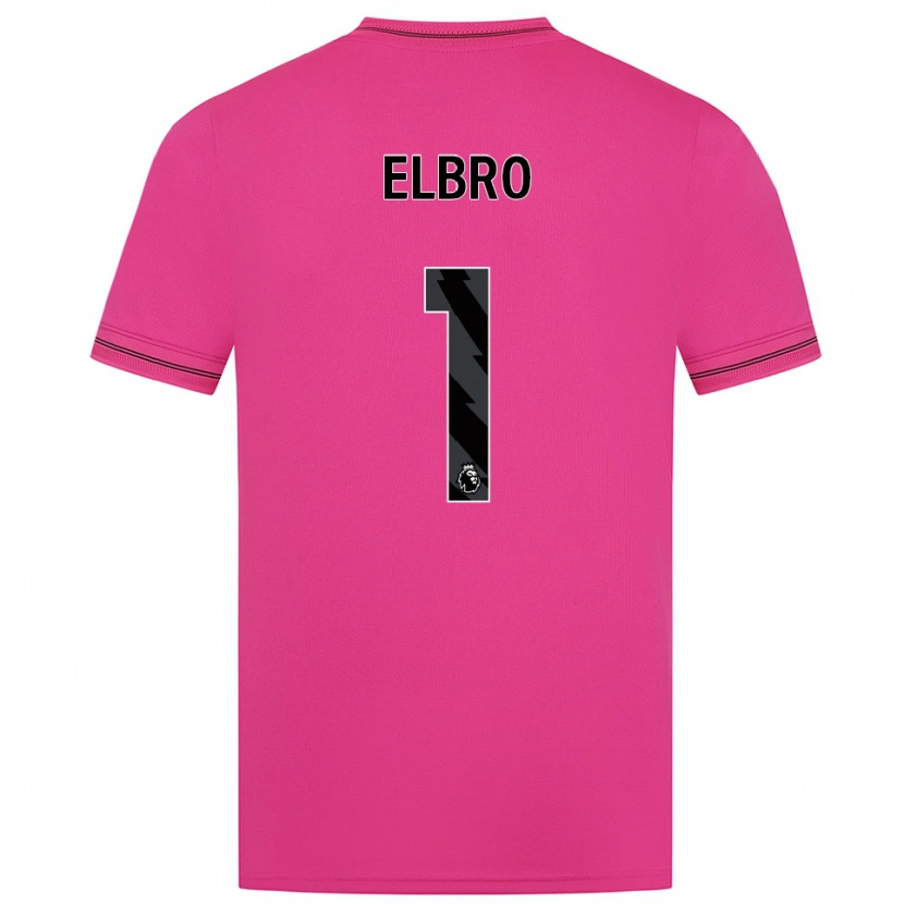 Danxen Heren Maddie Elbro #1 Magenta Zwart Keepersshirt 2025/26 T-Shirt