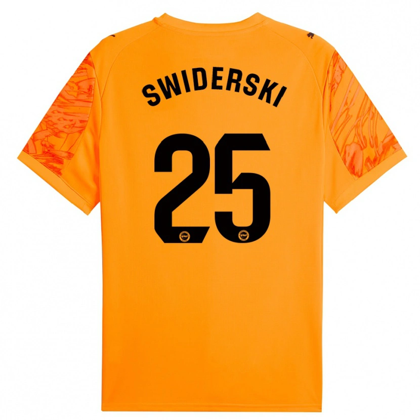 Danxen Heren Grégoire Swiderski #25 Oranje Zwart Keepersshirt 2025/26 T-Shirt