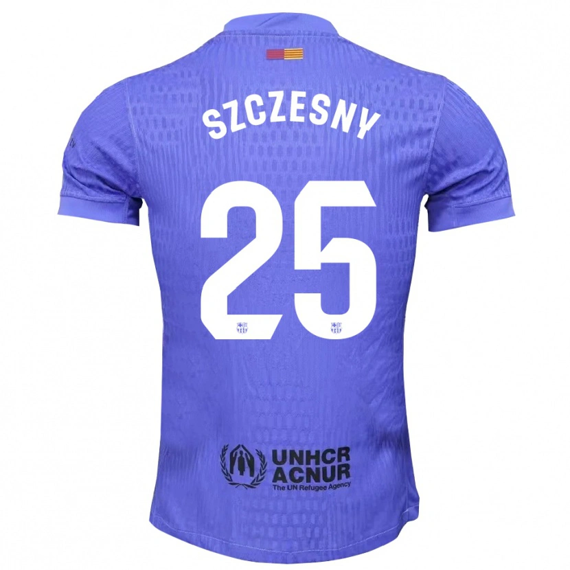 Danxen Heren Wojciech Szczesny #25 Blauw Zwart Keepersshirt 2025/26 T-Shirt