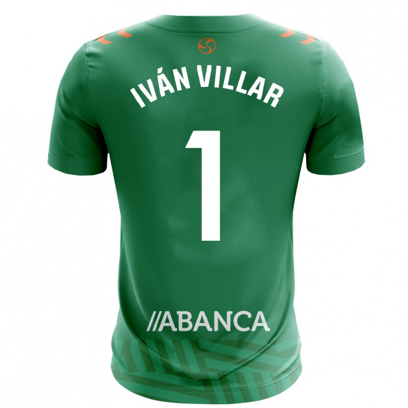 Danxen Heren Iván Villar #1 Groen Wit Keepersshirt 2025/26 T-Shirt