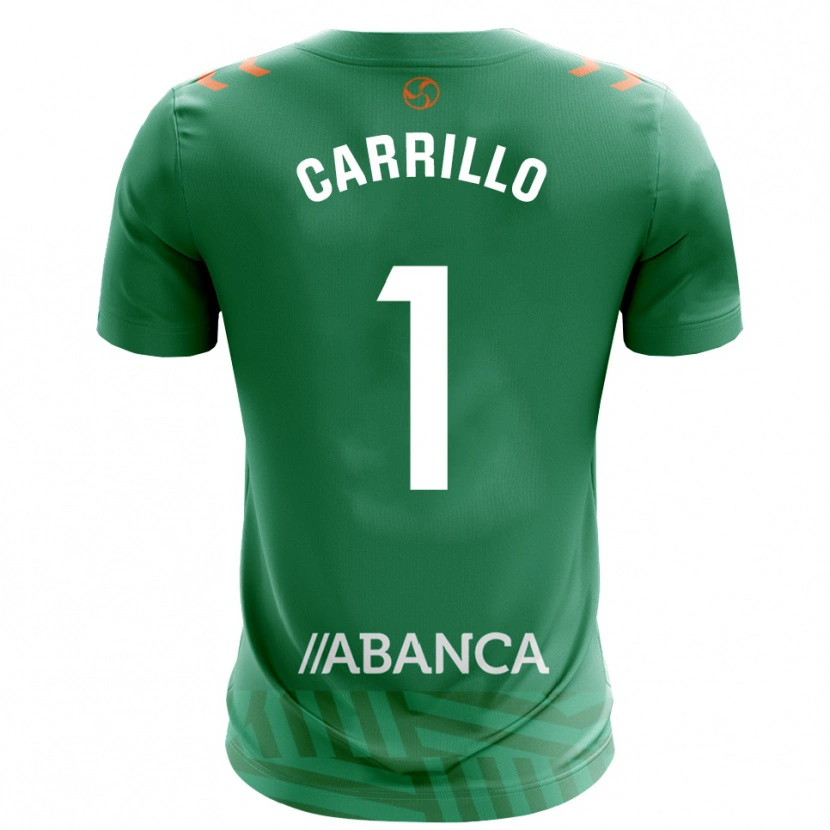 Danxen Heren Coke Carrillo #1 Groen Wit Keepersshirt 2025/26 T-Shirt