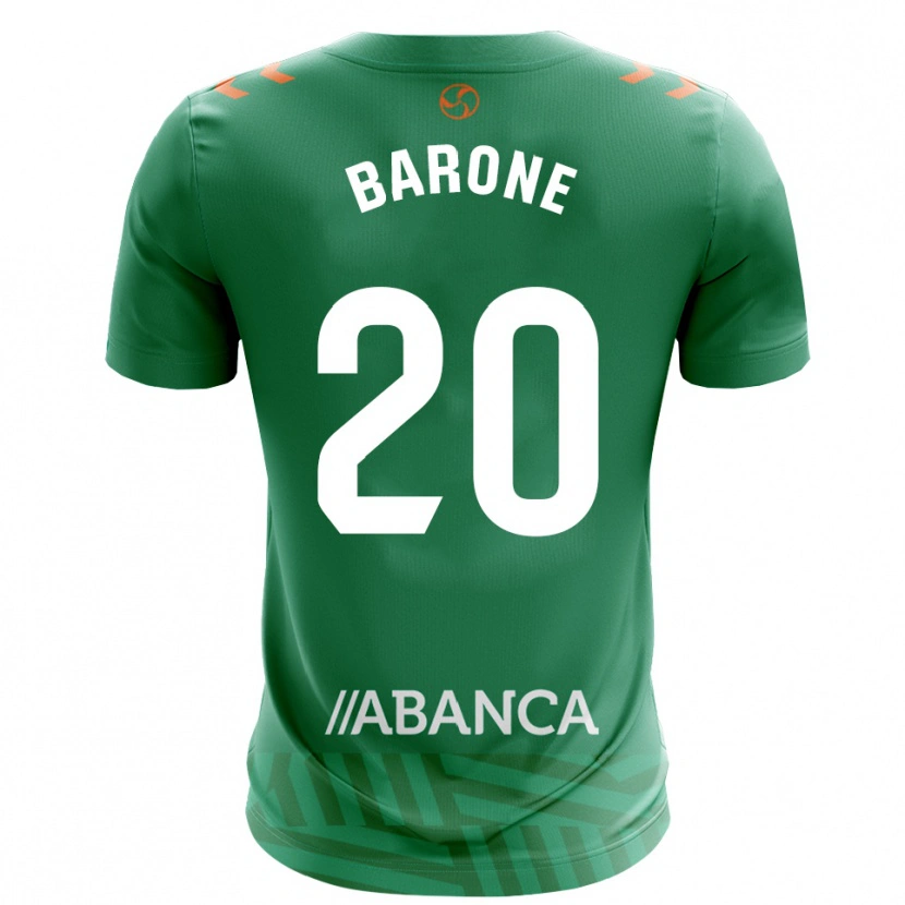 Danxen Heren Caio Barone #20 Groen Wit Keepersshirt 2025/26 T-Shirt
