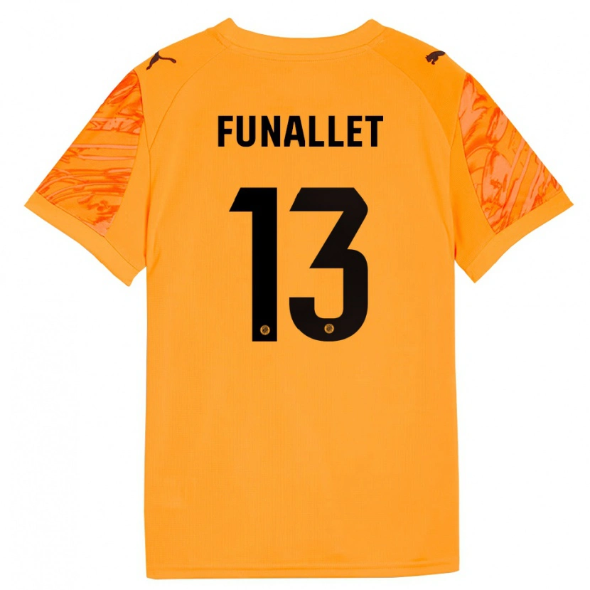 Danxen Heren Pau Funallet #13 Oranje Zwart Keepersshirt 2025/26 T-Shirt