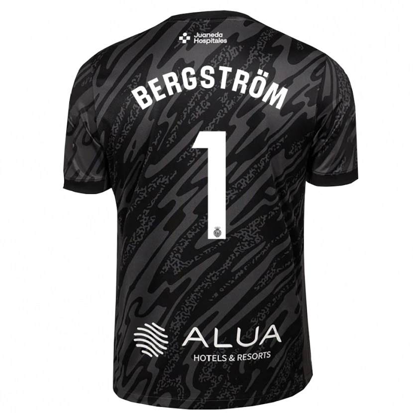 Danxen Heren Lucas Bergström #1 Donkergrijs Zwart Keepersshirt 2025/26 T-Shirt