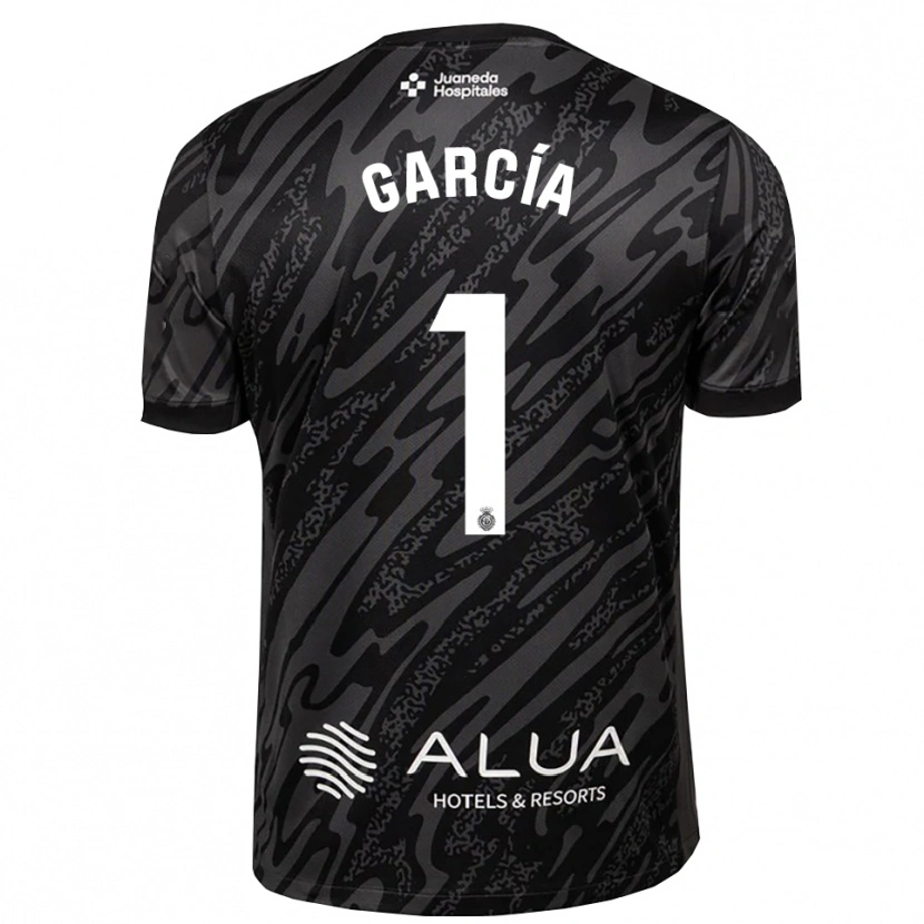 Danxen Heren Pere García #1 Donkergrijs Zwart Keepersshirt 2025/26 T-Shirt