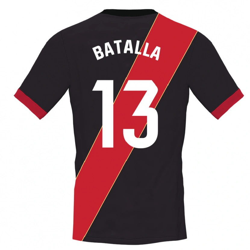Danxen Heren Augusto Batalla #13 Zwart Rood Keepersshirt 2025/26 T-Shirt