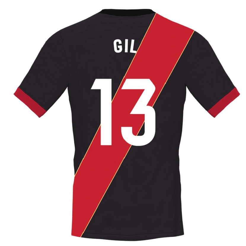 Danxen Heren Juanpe Gil #13 Zwart Rood Keepersshirt 2025/26 T-Shirt