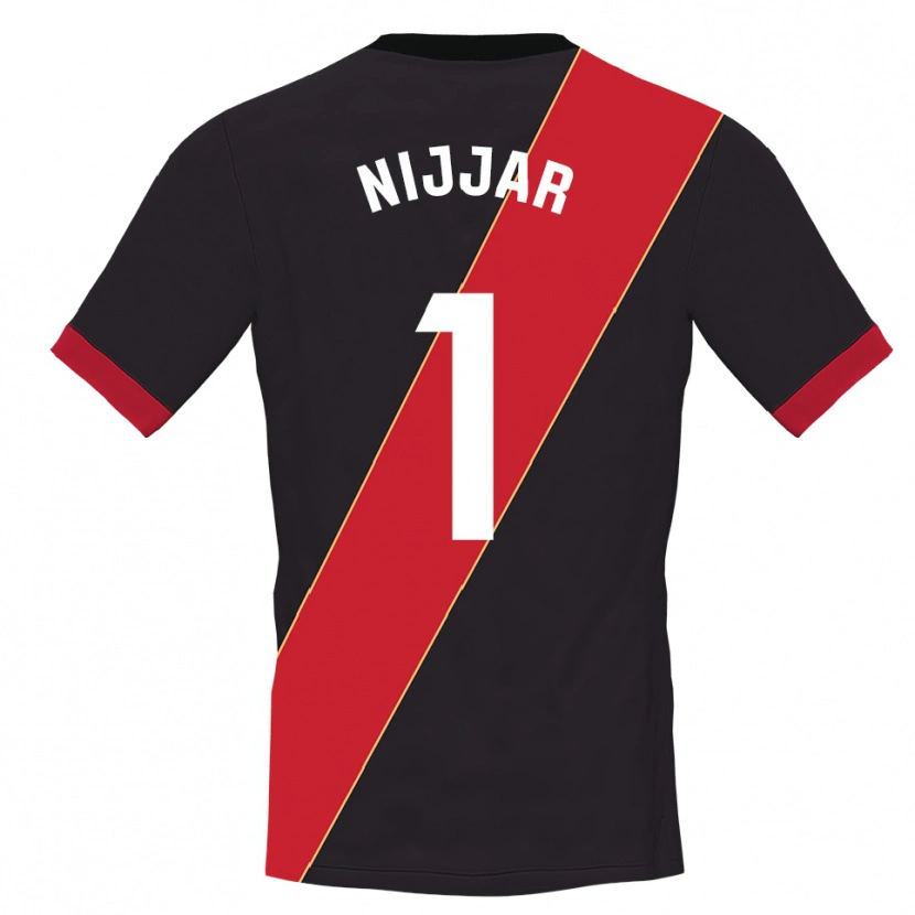 Danxen Heren Tejpal Nijjar #1 Zwart Rood Keepersshirt 2025/26 T-Shirt