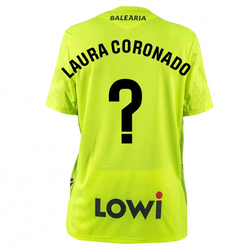 Danxen Heren Laura Coronado Vilchez #0 Fluorescerend Groen Zwart Keepersshirt 2025/26 T-Shirt