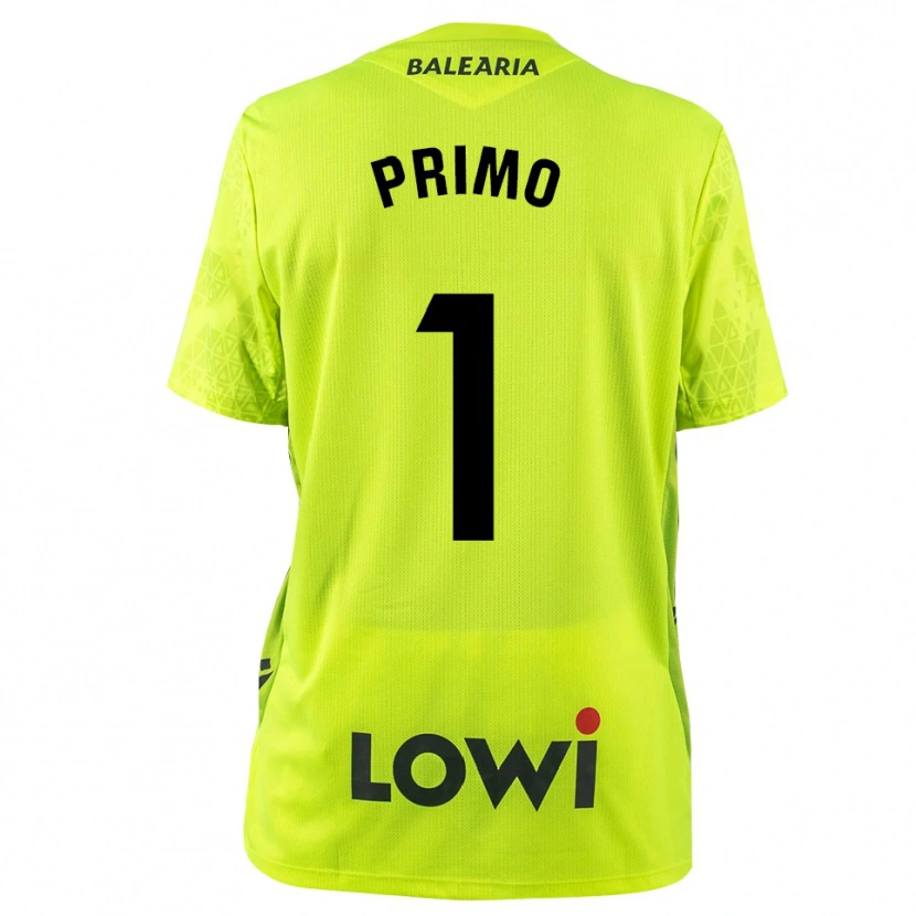 Danxen Heren Álex Primo #1 Fluorescerend Groen Zwart Keepersshirt 2025/26 T-Shirt