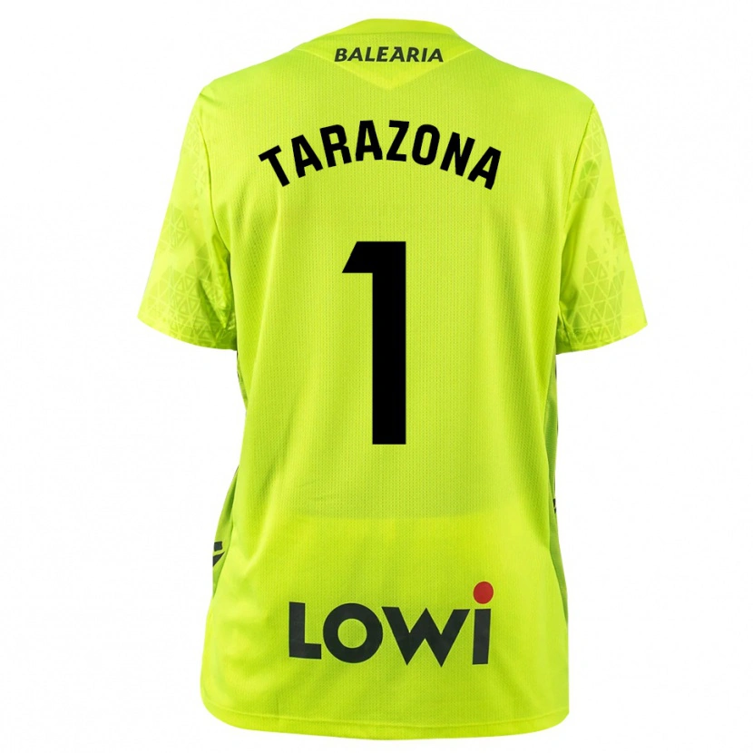 Danxen Heren Andrea Tarazona #1 Fluorescerend Groen Zwart Keepersshirt 2025/26 T-Shirt
