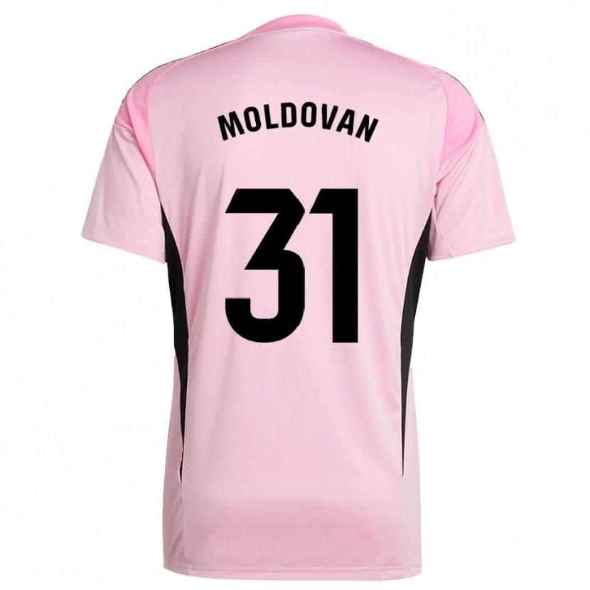 Danxen Heren Horațiu Moldovan #31 Roze Zwart Keepersshirt 2025/26 T-Shirt