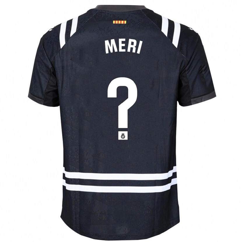 Danxen Heren Meritxel Muñoz Alsina #0 Zwart Wit Keepersshirt 2025/26 T-Shirt