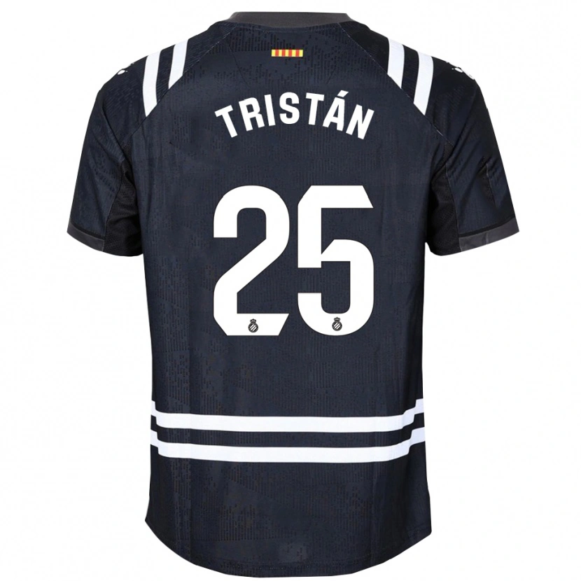 Danxen Heren Pol Tristán #25 Zwart Wit Keepersshirt 2025/26 T-Shirt