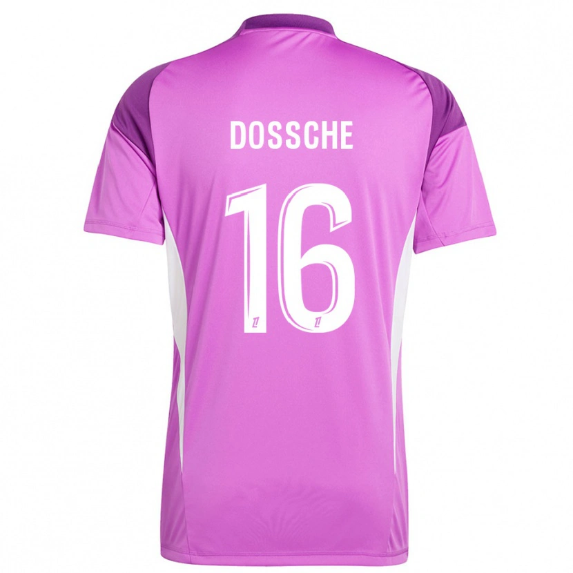 Danxen Heren Marvin Dossche #16 Lila Wit Keepersshirt 2025/26 T-Shirt