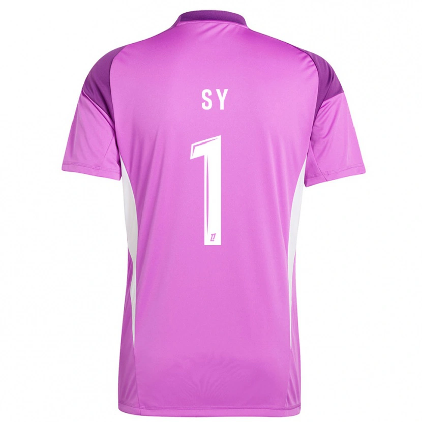 Danxen Heren Seydou Sy #1 Lila Wit Keepersshirt 2025/26 T-Shirt