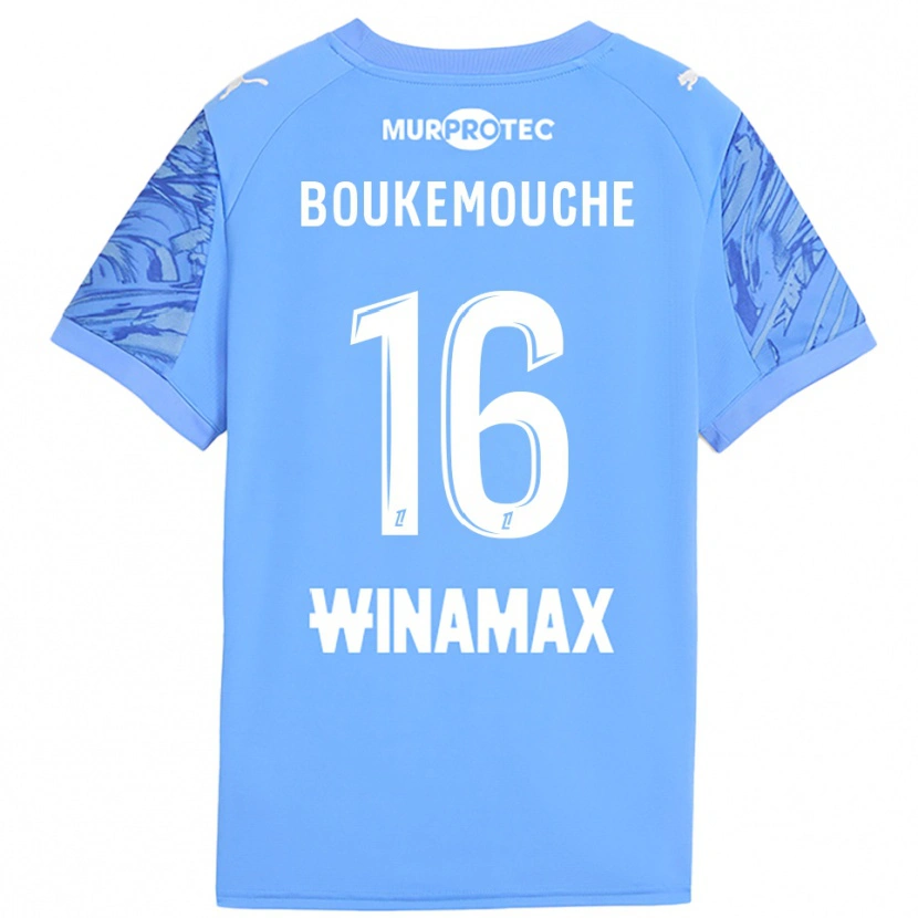 Danxen Heren Amine Boukemouche #16 Lichtblauw Wit Keepersshirt 2025/26 T-Shirt