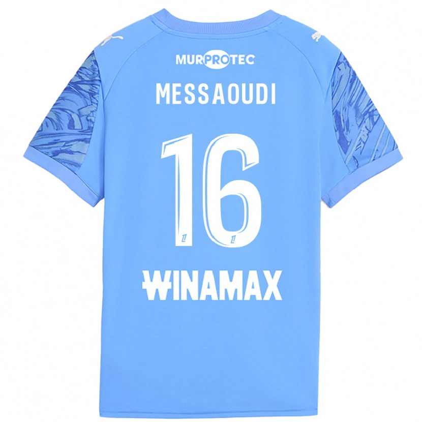 Danxen Heren Fedwan Messaoudi #16 Lichtblauw Wit Keepersshirt 2025/26 T-Shirt