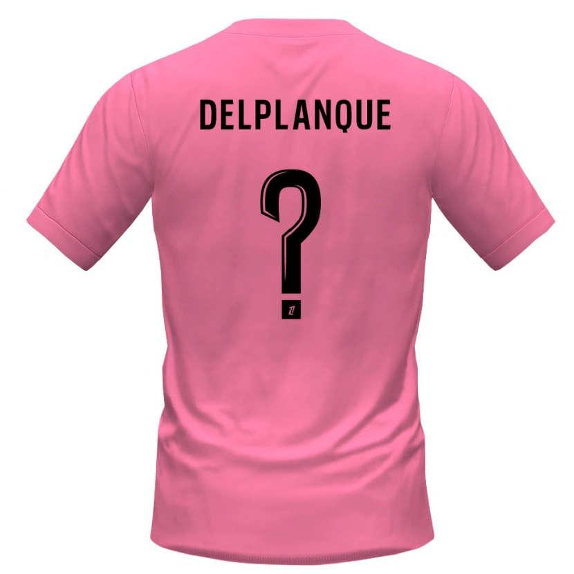 Danxen Heren Gaël Delplanque #0 Roze Zwart Keepersshirt 2025/26 T-Shirt